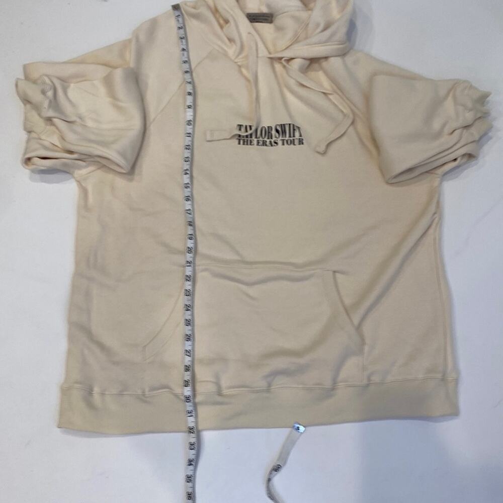 Taylor Swift Cream Official Eras Tour Hooded Pullover Sweatshirt NWOT Sz 2XL - Picture 10 of 12
